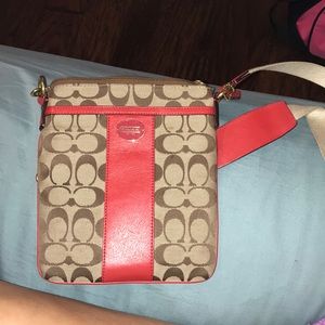 Coach hand bag